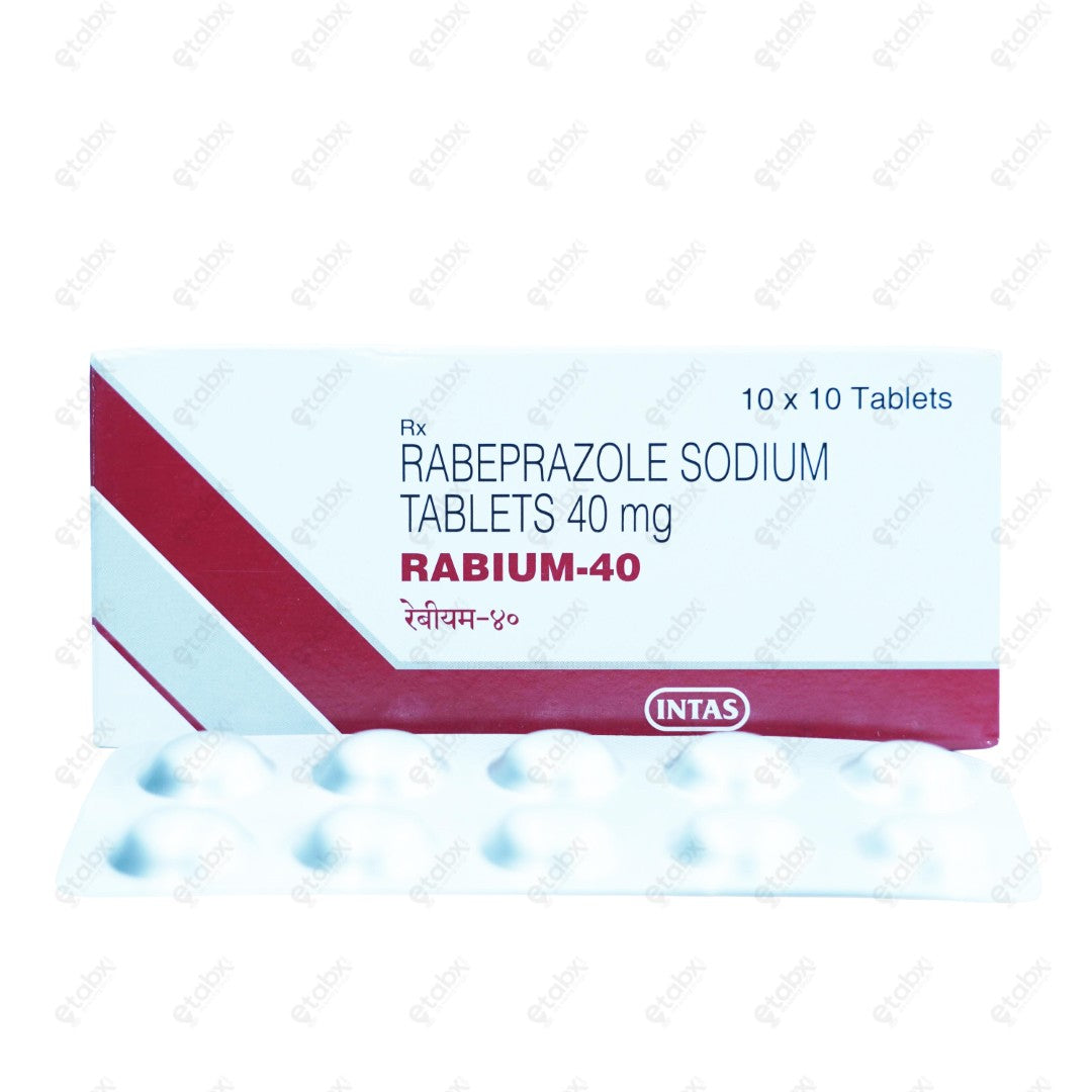 Rabium 40mg Tablet 10's