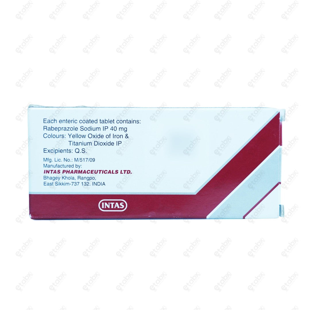 Rabium 40mg Tablet 10's
