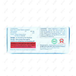 Angiosar 40mg Tablet 15's
