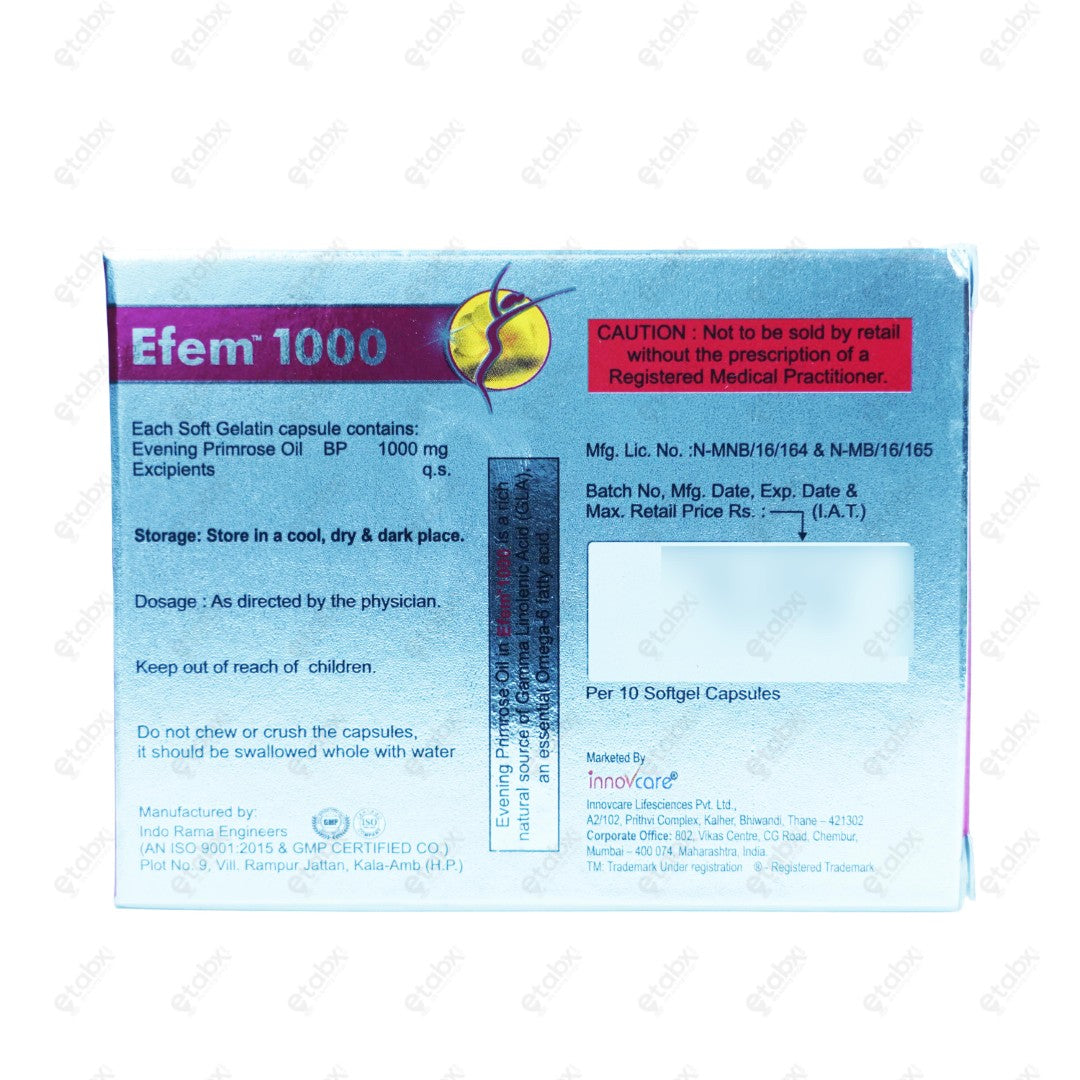 Efem 1000 Capsule 10's