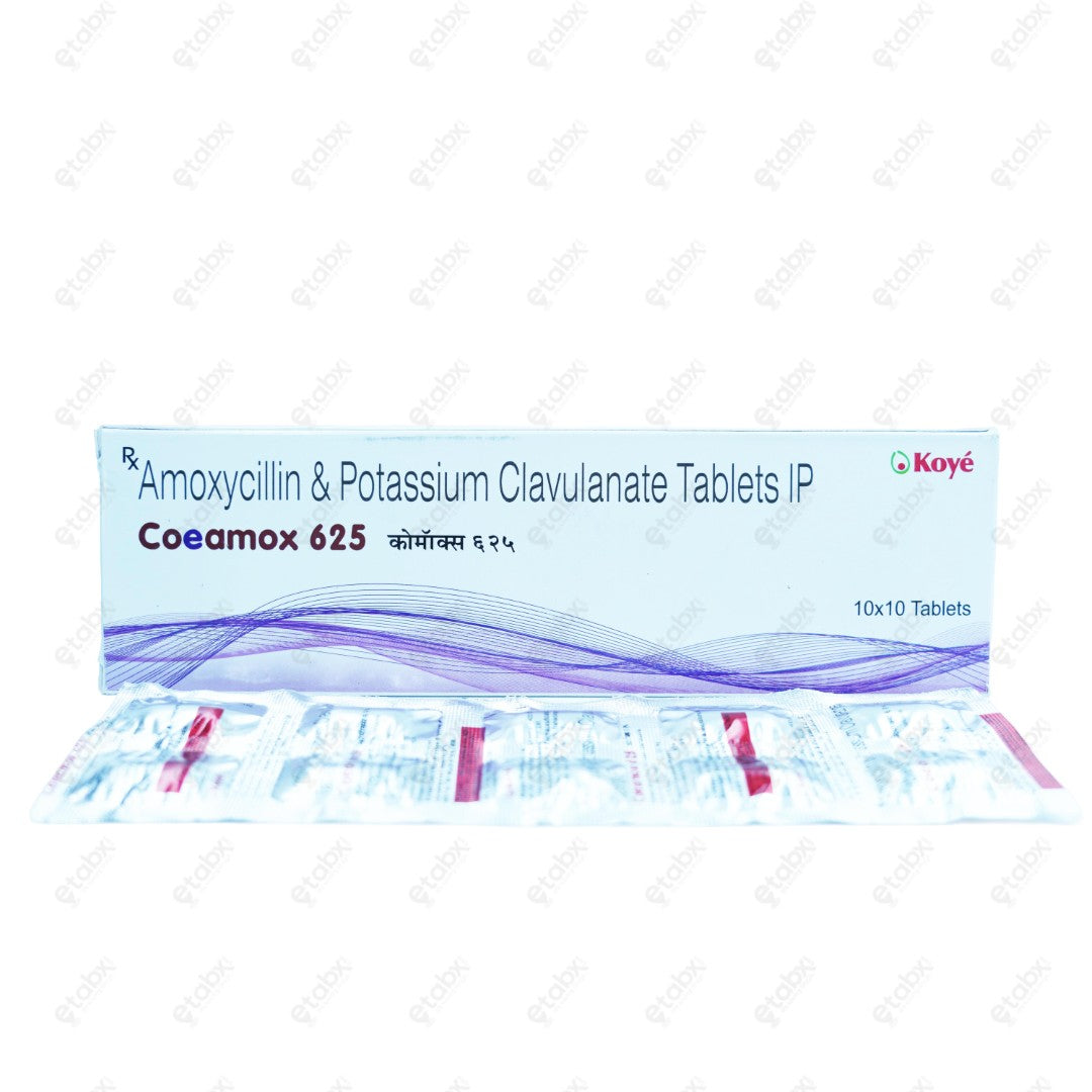Coeamox 625mg Tablet 10's