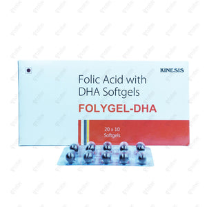 Folygel DHA Softgels 10'S