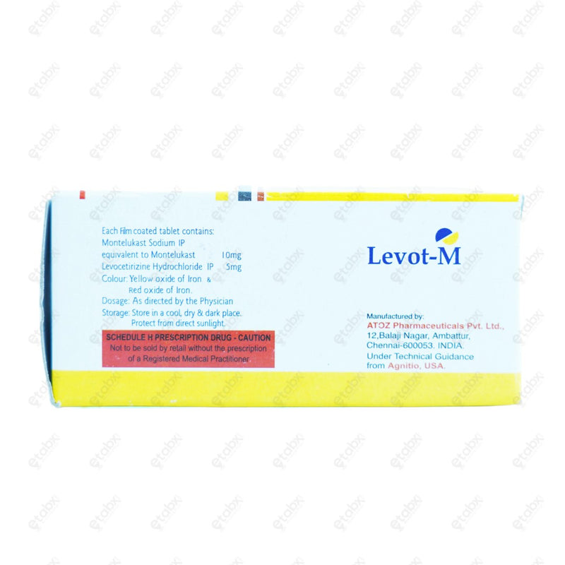 Levot M Tablet 10's