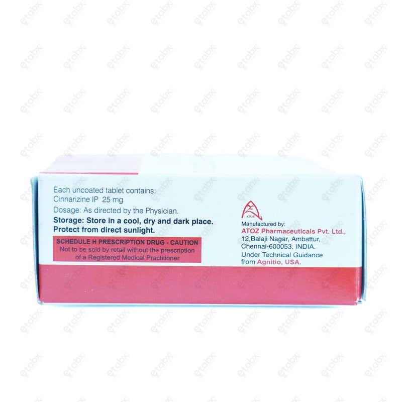 Vertizine Tablet 10's