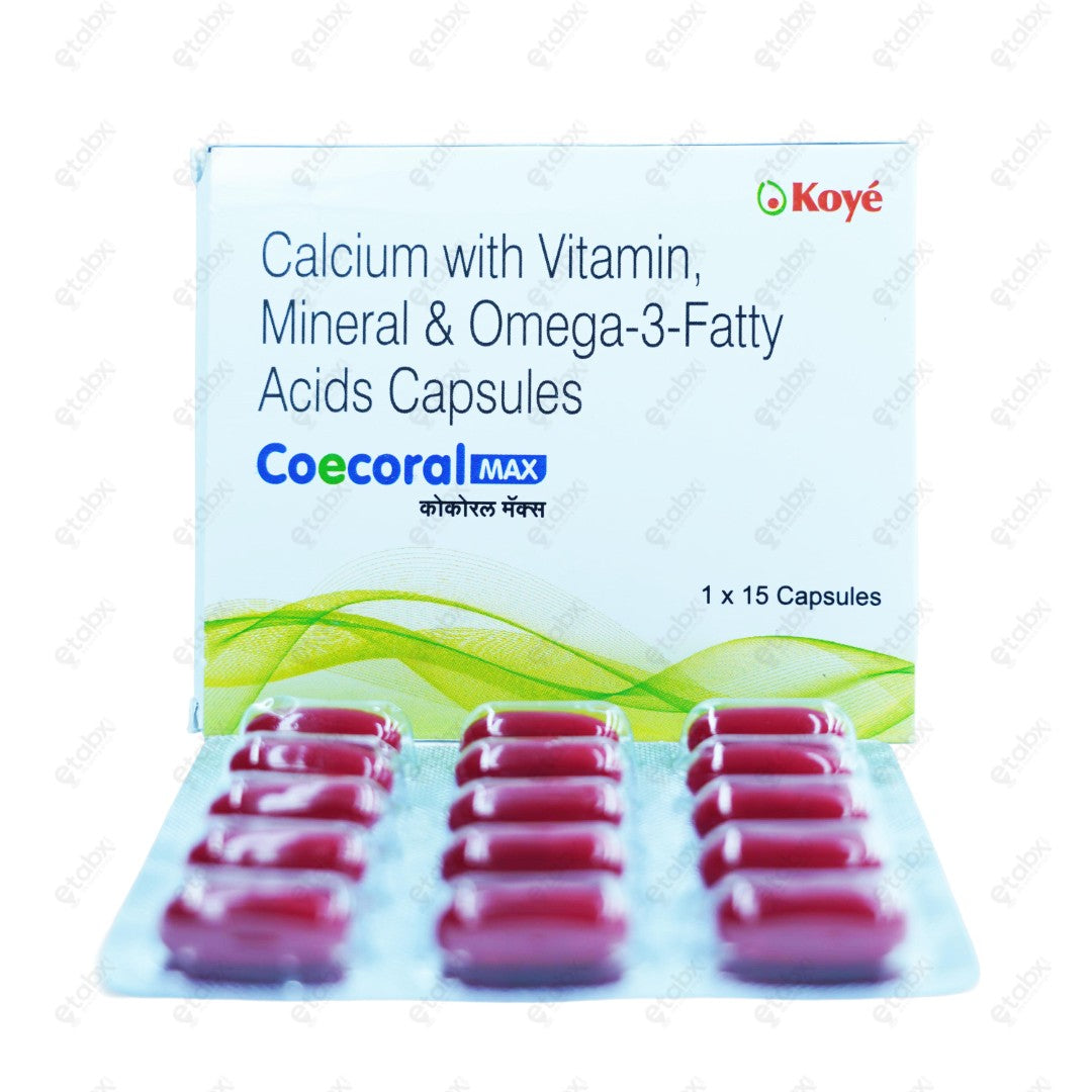 Coecoral Max Capsule 15's