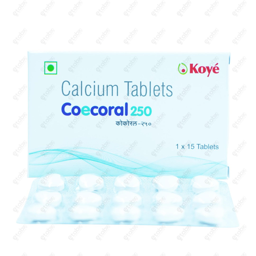 Coecoral 250mg Tablets 15's