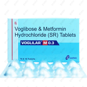 VOGLILART M 0.3 Tablet 10's