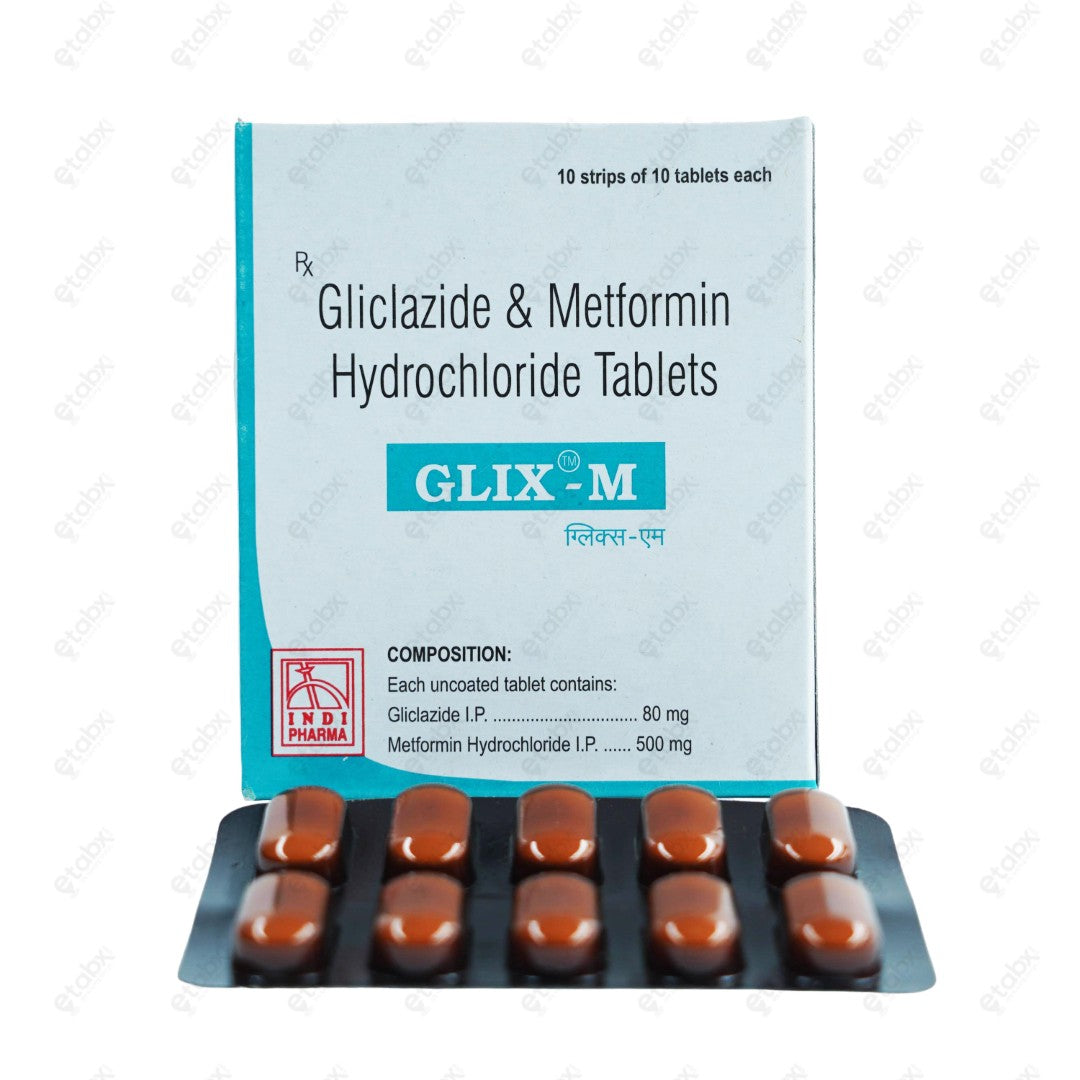 Glix M Tablets 10's