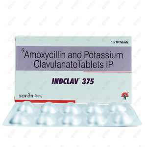 INDCLAV 375mg Tablets (10's)