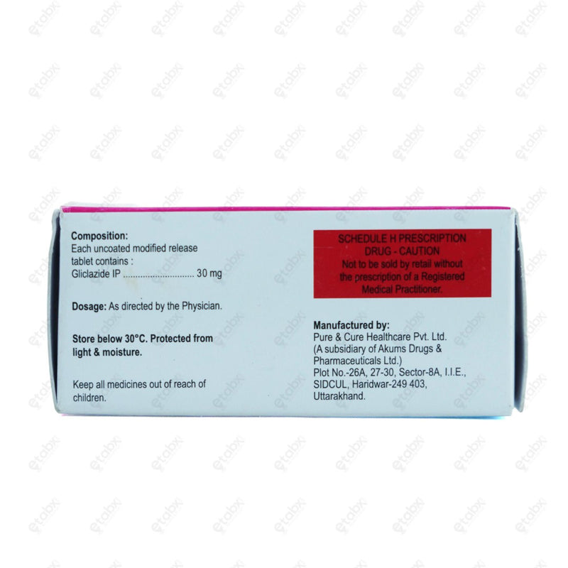 Glix MR 30 Tablets 10's