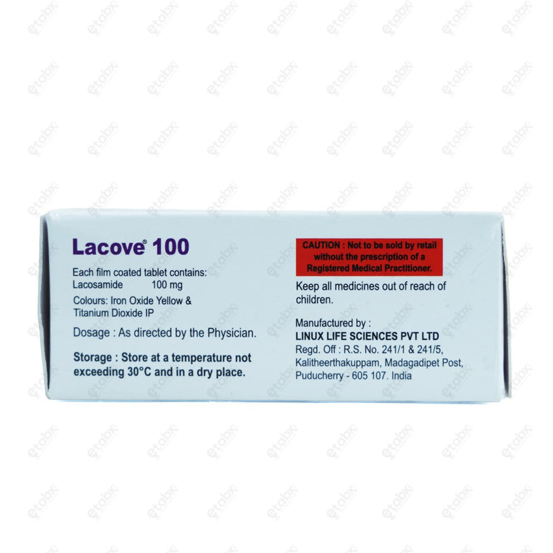 Lacove 100MG Tablet 10's
