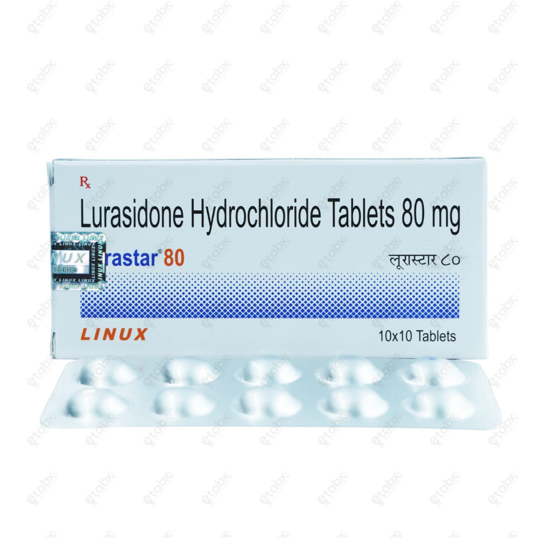 Lurastar 80mg Tablet 10's