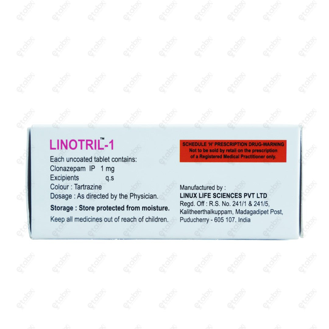 Linotril 1mg Tablet 10's
