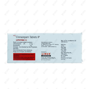 Linotril 2mg Tablet 10's