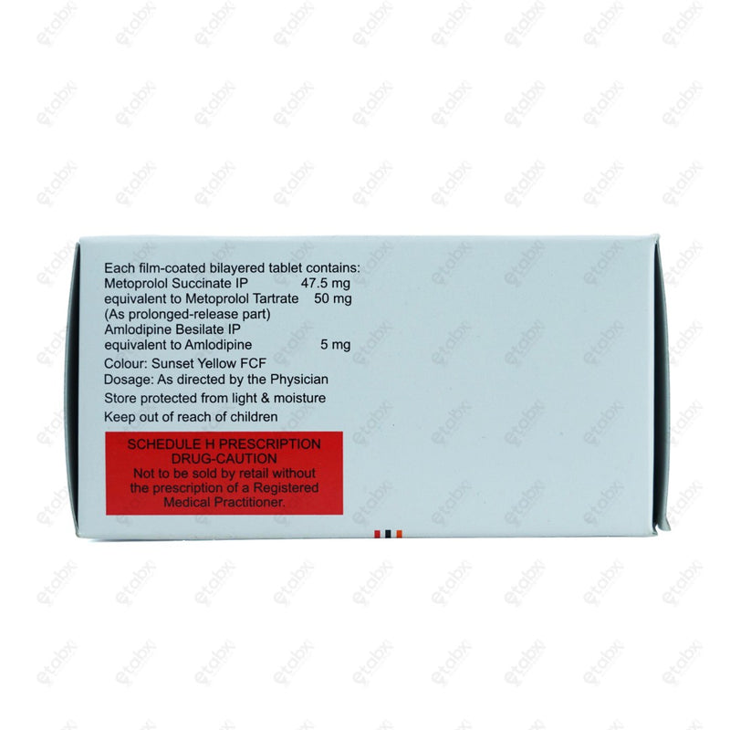Vinicor AM 50/5mg Tablet 10's
