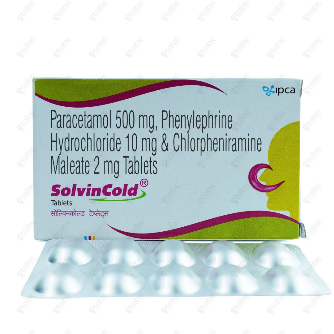 Solvin Cold Tablet 10's
