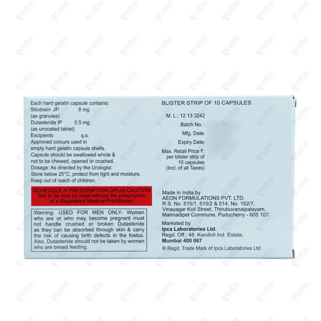 Rapilif D 8/0.5mg Tablets 10's