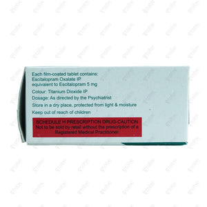 RECITA 5mg Escitalopram Antidepressant Tablet (15's)