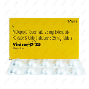 VINICOR D 25mg Tablets (10's)