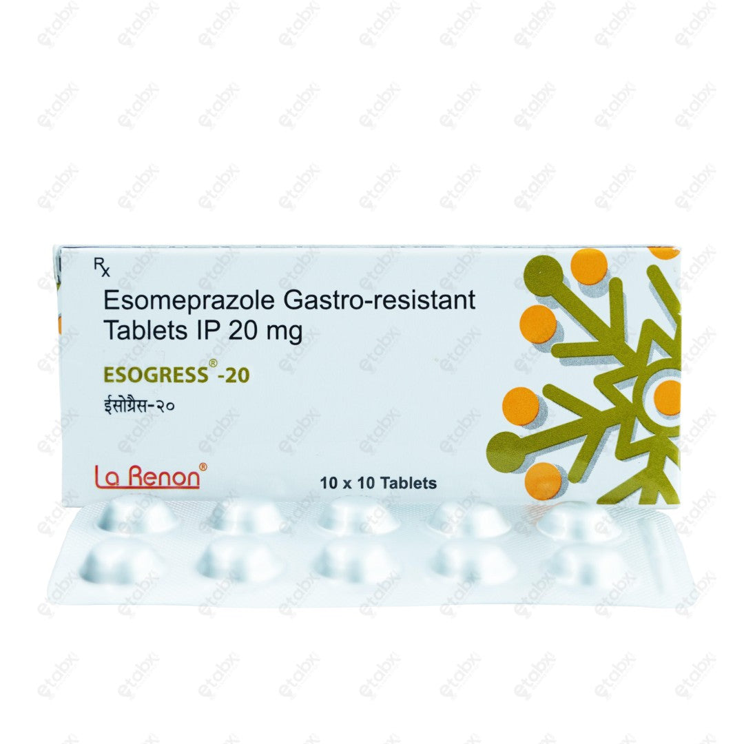ESOGRESS 20MG Tablets 10'S