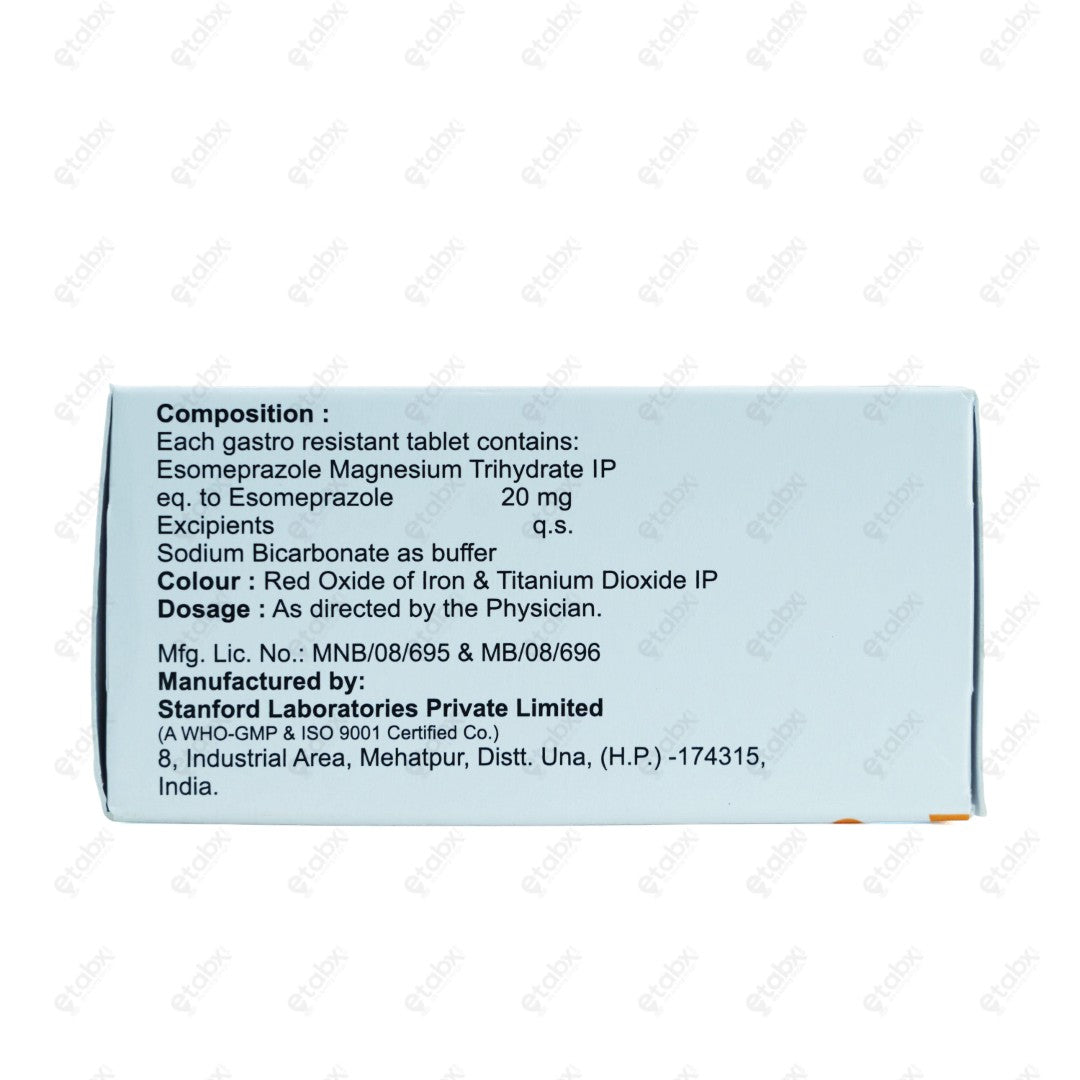 ESOGRESS 20MG Tablets 10'S