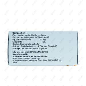 ESOGRESS 20MG Tablets 10'S