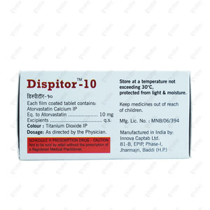 Dispitor 10mg Tablets 10's