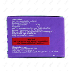 Escigress 20mg Tablet 10's