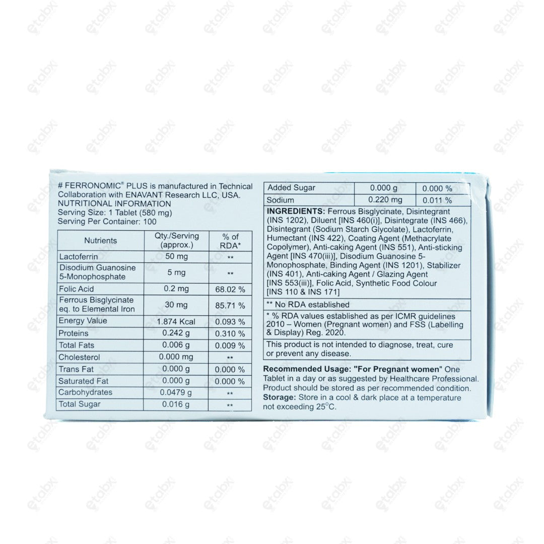 Ferronomic Plus Tablet 10's