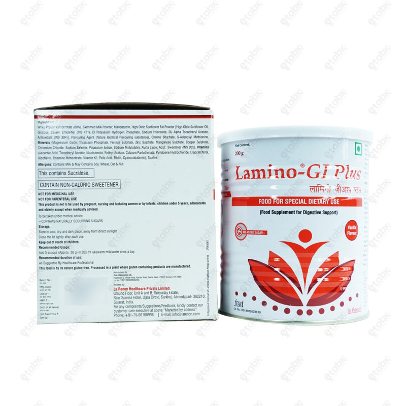 Lamino-GI Plus Vanilla Powder 200gm