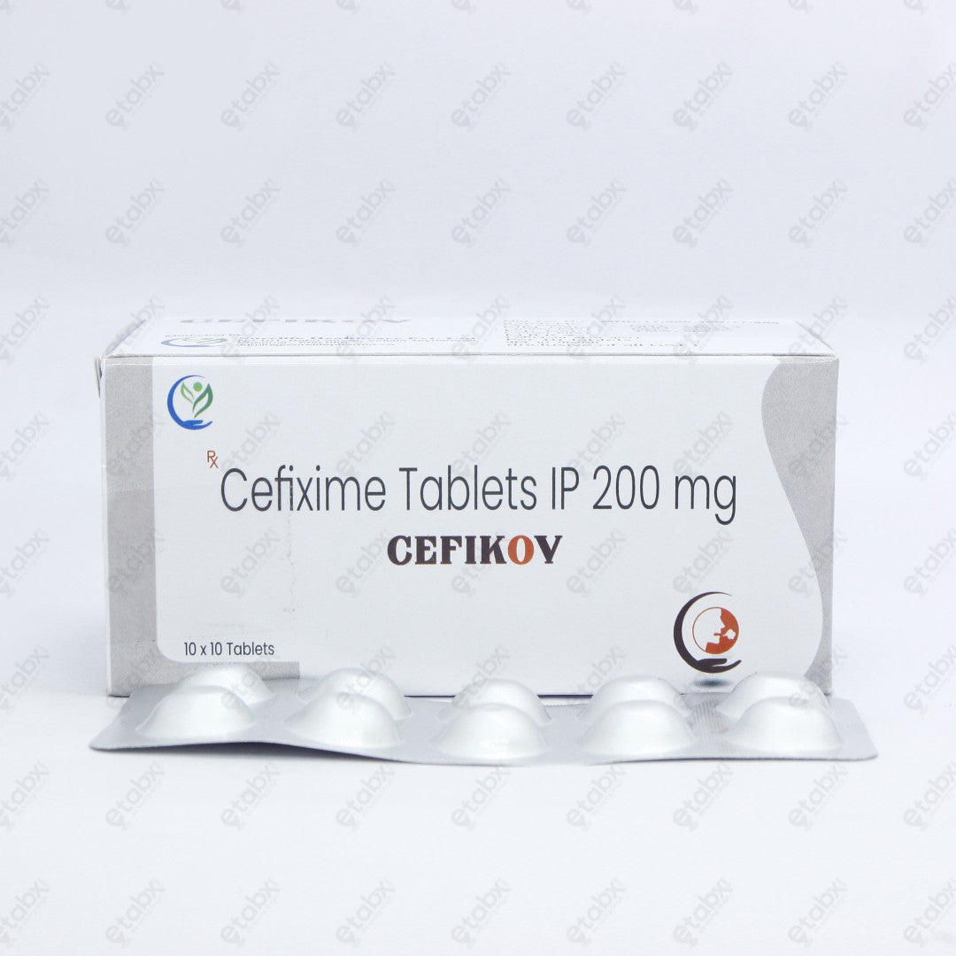 Cefikov 200mg Tablet 10's