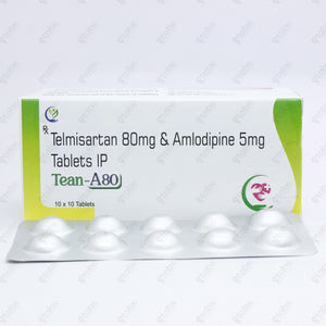 TEAN A 80mg Tablets 10's