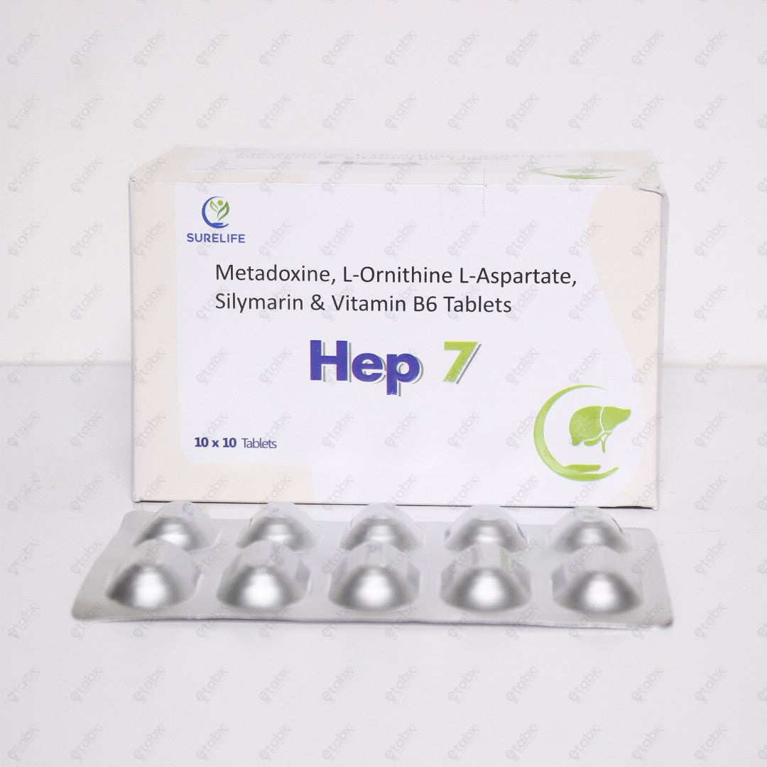 HEP 7 Tablets for Liver Support & Detox 10's
