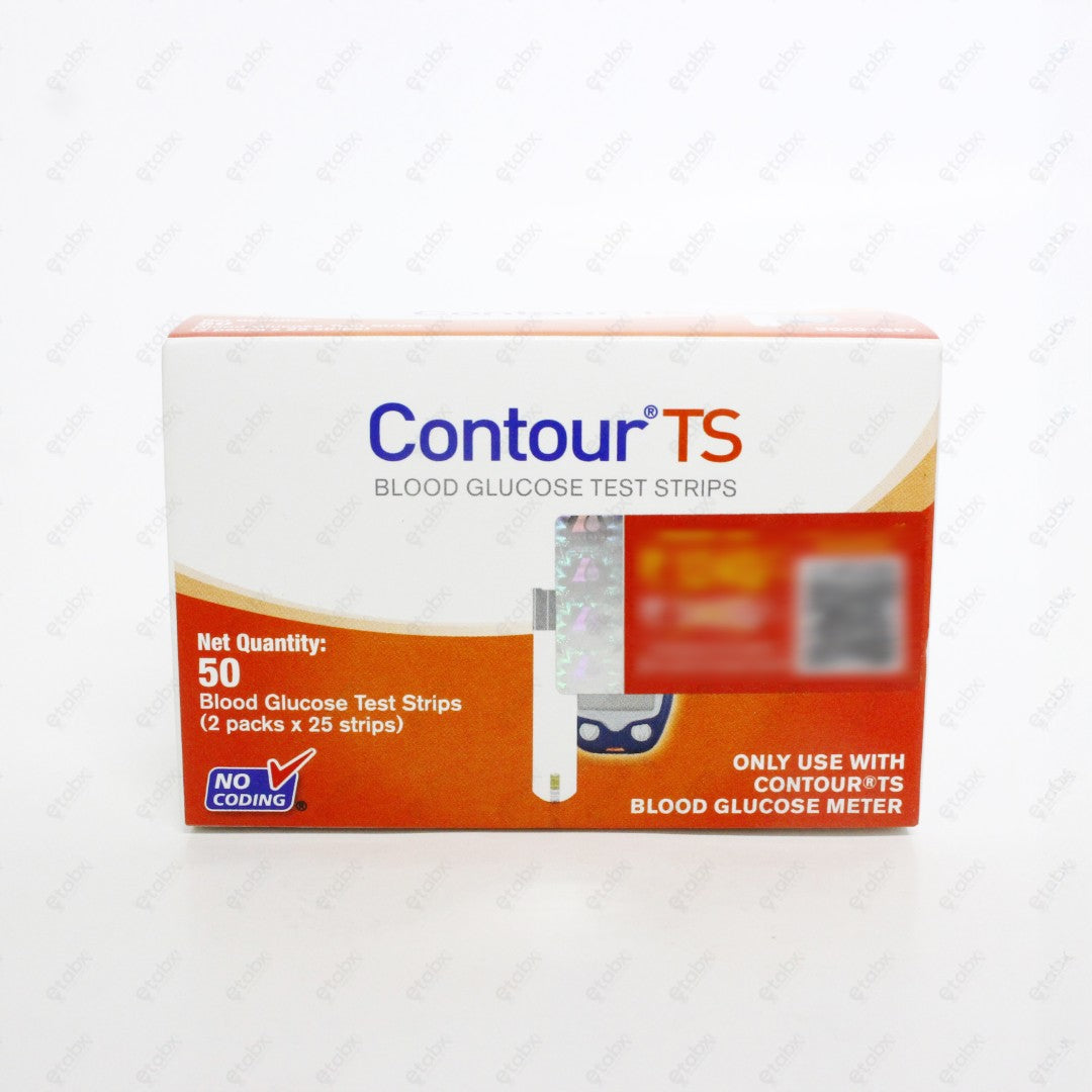 Contour TS Strips 50's – Precision Blood Glucose Strips for Reliable Diabetes Care