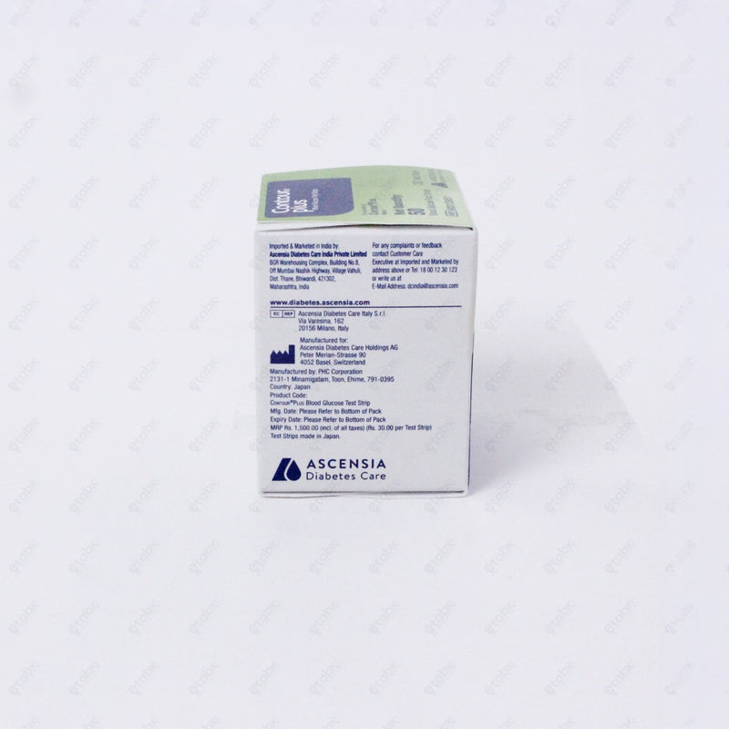 Contour Plus Strips 25's – High Accuracy Glucose Test Strips for Contour Devices