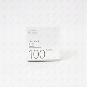 GlucoCard G+ Test Strips 100's – Bulk Pack with GDH-FAD Technology for Diabetes Management