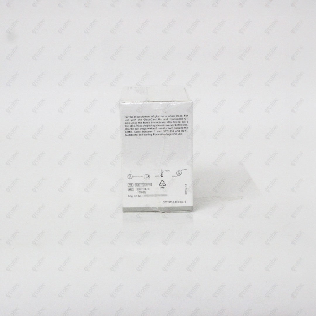 GlucoCard G+ Test Strips 100's – Bulk Pack with GDH-FAD Technology for Diabetes Management
