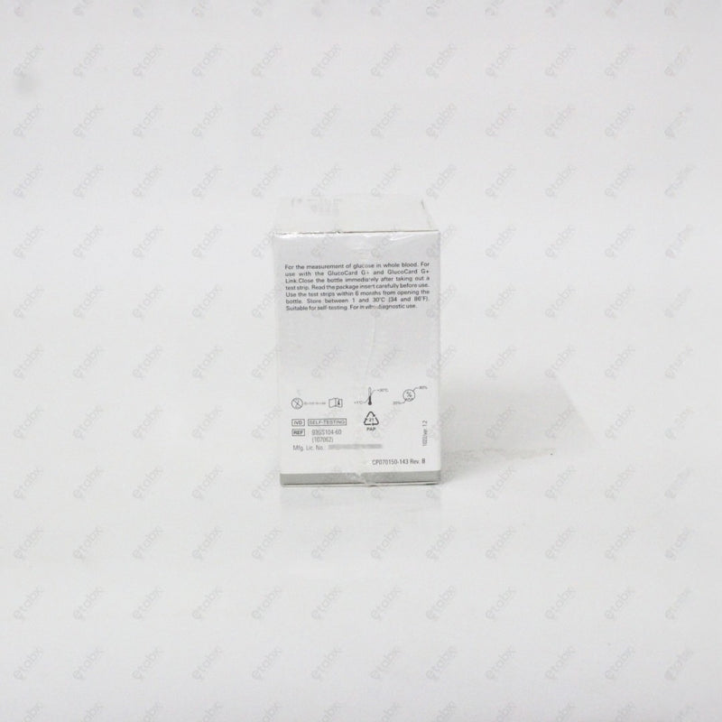 GlucoCard G+ Test Strips 100's – Bulk Pack with GDH-FAD Technology for Diabetes Management