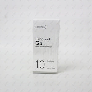 GlucoCard G+ Test Strips 10's – GDH-FAD Based Accurate Blood Glucose Test Strips