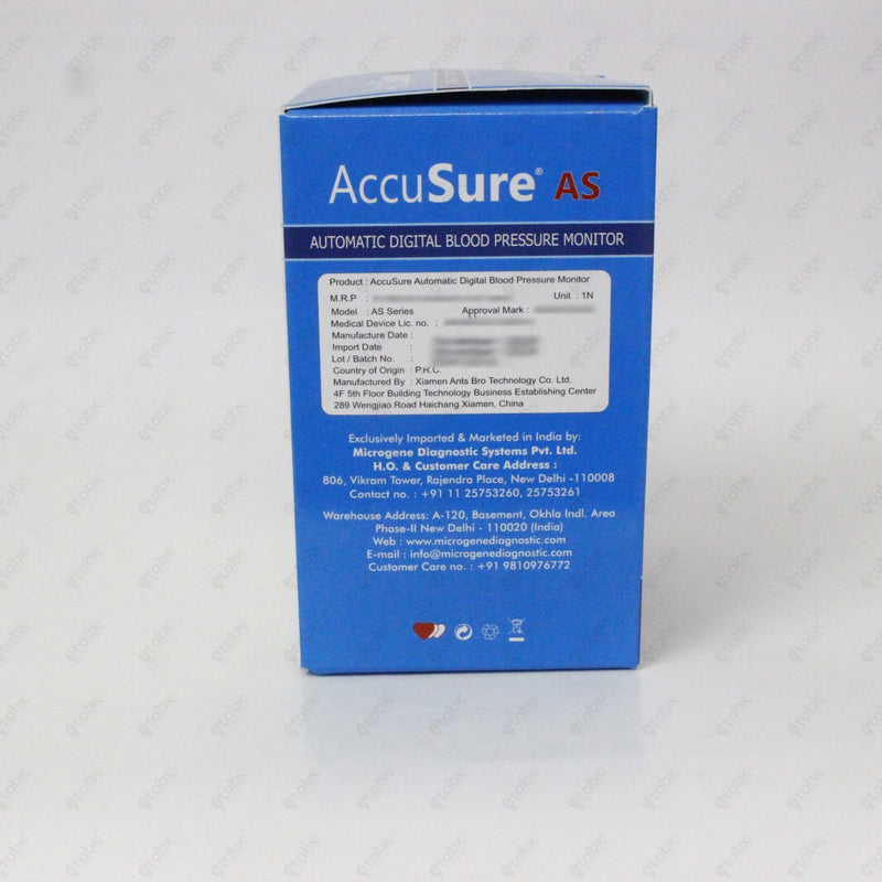 AccuSure AS BP Monitor 1's