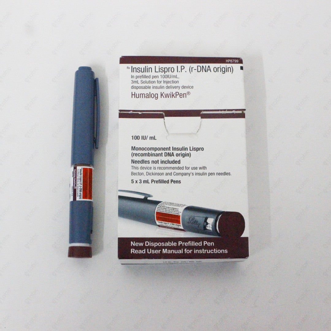 Humalog KwikPen 100IU/ml – Fast-Acting Insulin Pen for Post-Meal Sugar Control