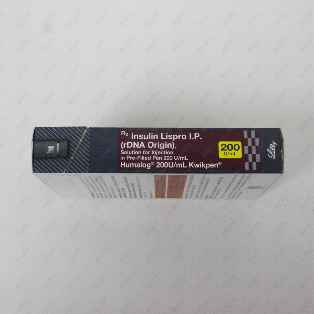 Humalog 200U/ml KwikPen – Rapid-Acting Insulin Lispro Injection Pen for Diabetes