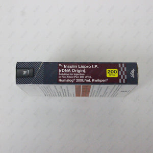 Humalog 200U/ml KwikPen – Rapid-Acting Insulin Lispro Injection Pen for Diabetes