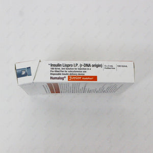 Humalog KwikPen Junior 100IU/ml – Pediatric Mealtime Insulin for Diabetes