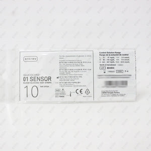 GlucoCard 01 Sensor 10's – Accurate Blood Glucose Test Strips for Diabetics