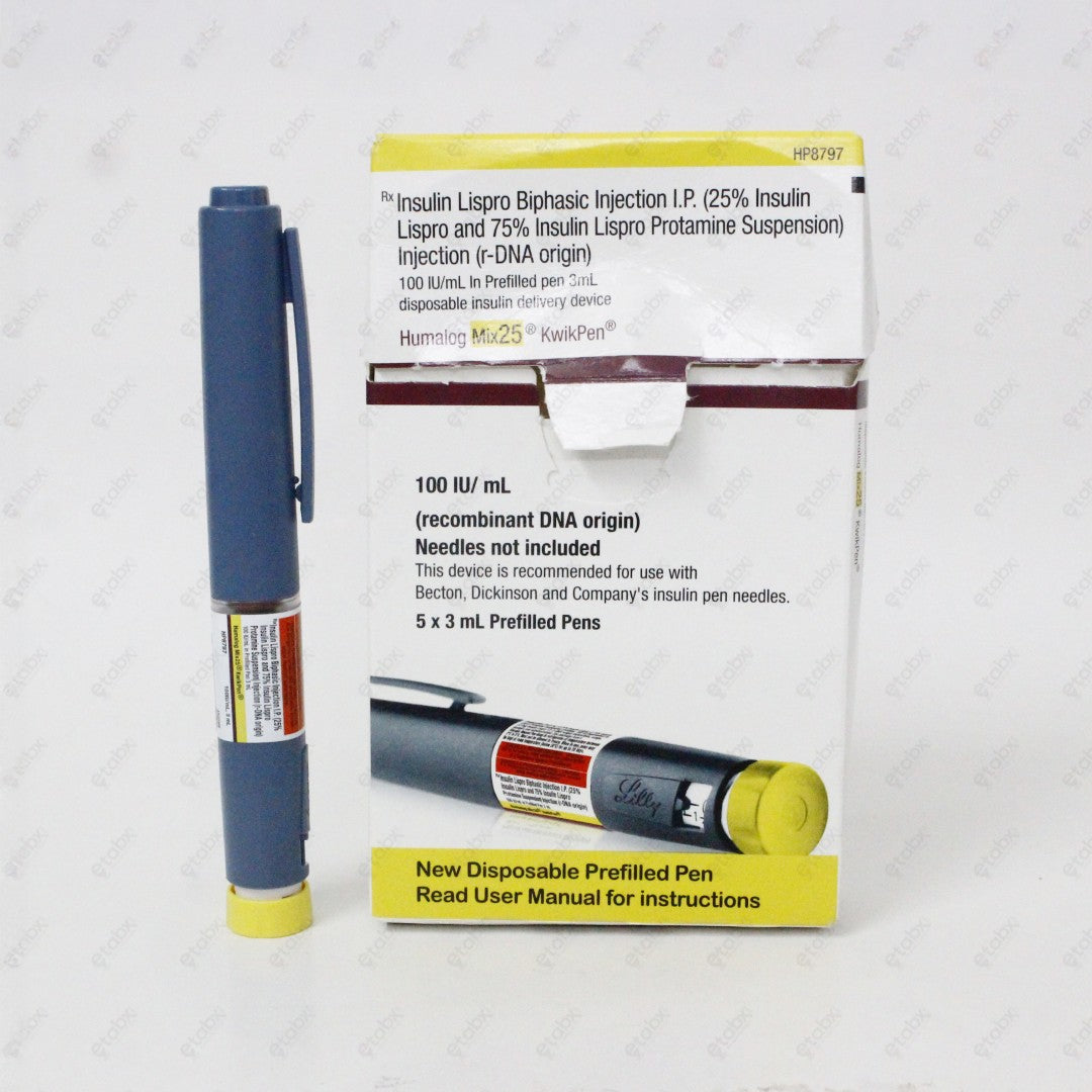 Humalog Mix 25 KwikPen – Premixed Insulin Injection Pen for Type 2 Diabetes
