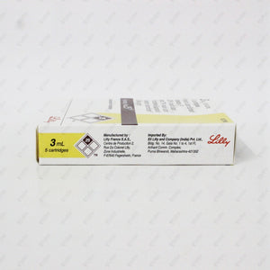 Humalog Mix 25 Cartridge 100IU/ml (5x3ml) – Premixed Insulin Lispro for Type 2 Diabetes