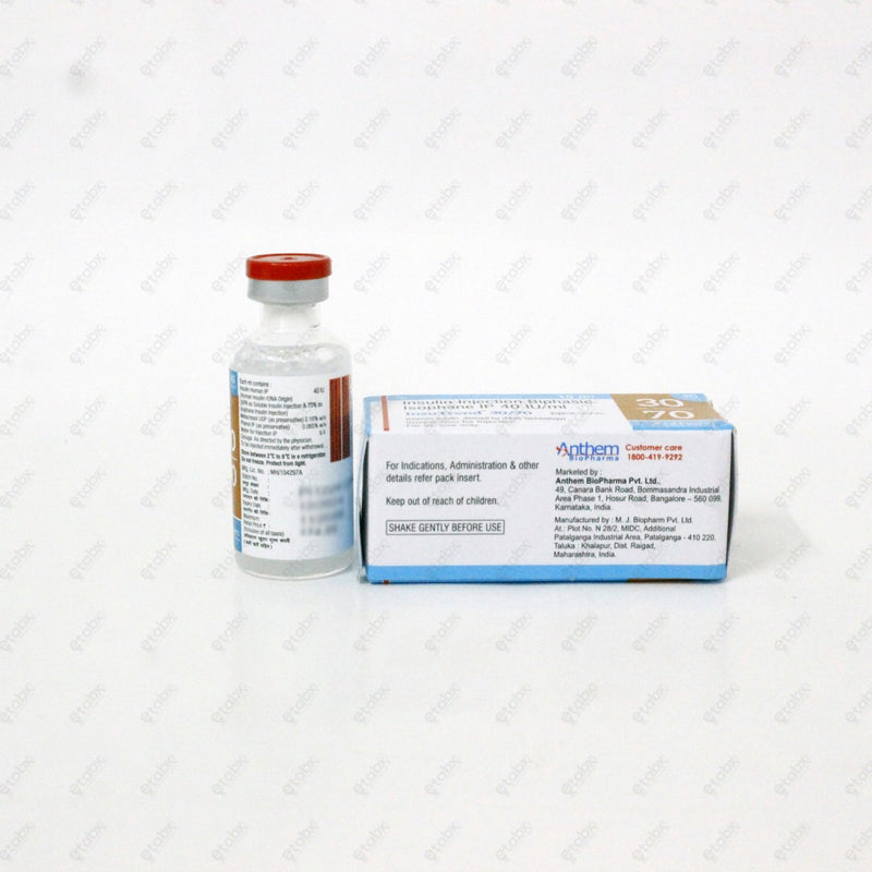 Insutrend 30/70 Injection 40IU – Biphasic Isophane Insulin for Diabetes Control