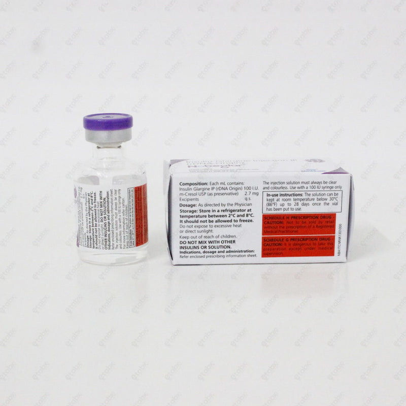 Nobeglar Vial 100IU/ml 5ml – Insulin Glargine Solution for Subcutaneous Injection