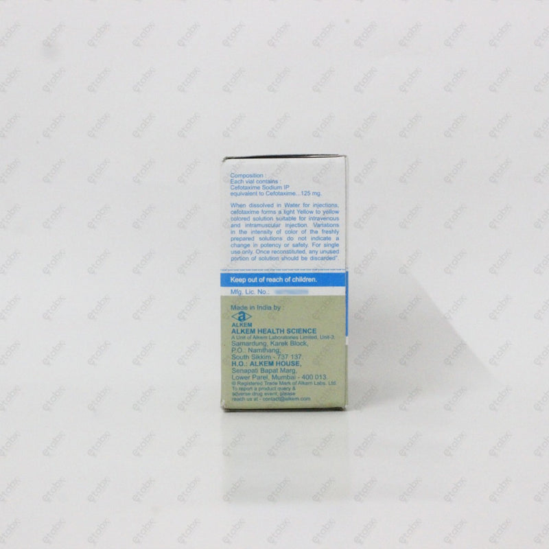 Taxim 125 mg IM/IV